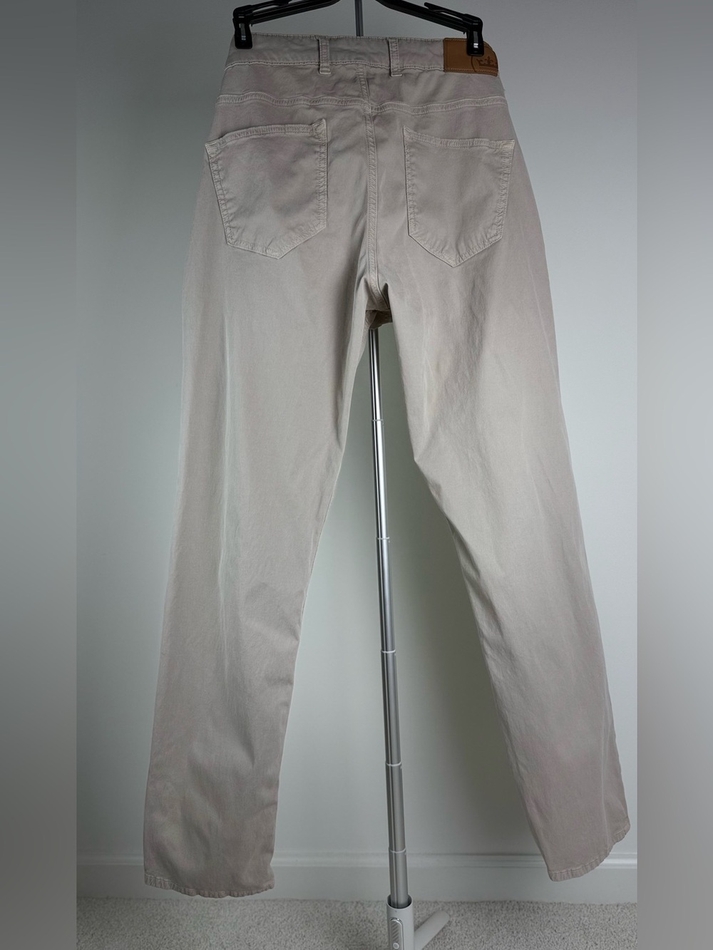 Peter Millar Crown Crafted Men's 5-Pocket Pants Khaki Beige Size 34x32 - Picture 5 of 6